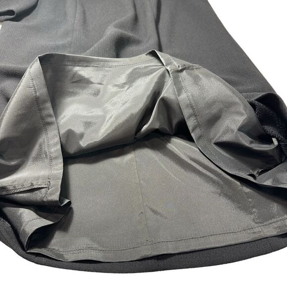 NWT Lafayette 148 Virgin Wool Black Mini Shift Dress, Size 2 - Picture 10 of 11